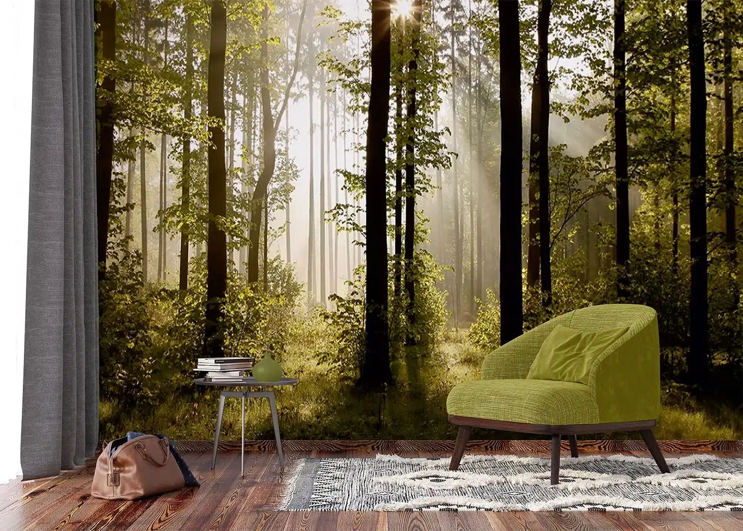 Sunrise Forest | Made-to-Measure Wallpaper | Artlook | FTNS 2447 3