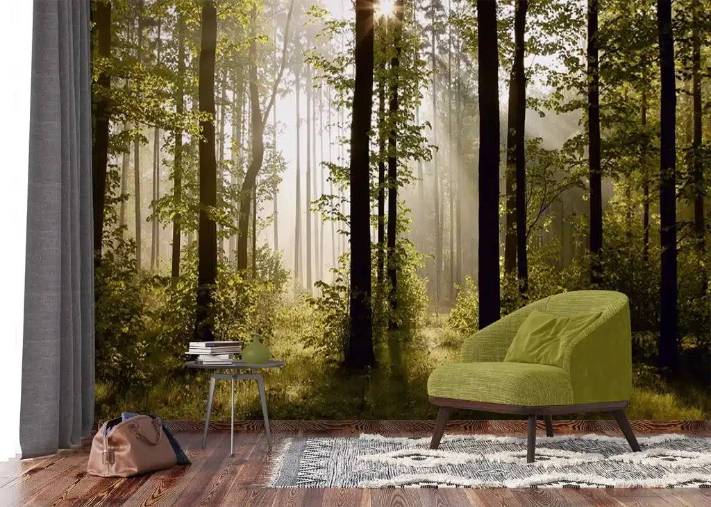 Wall Mural Morning Forest, Made to Measure, FTNS 2447 3