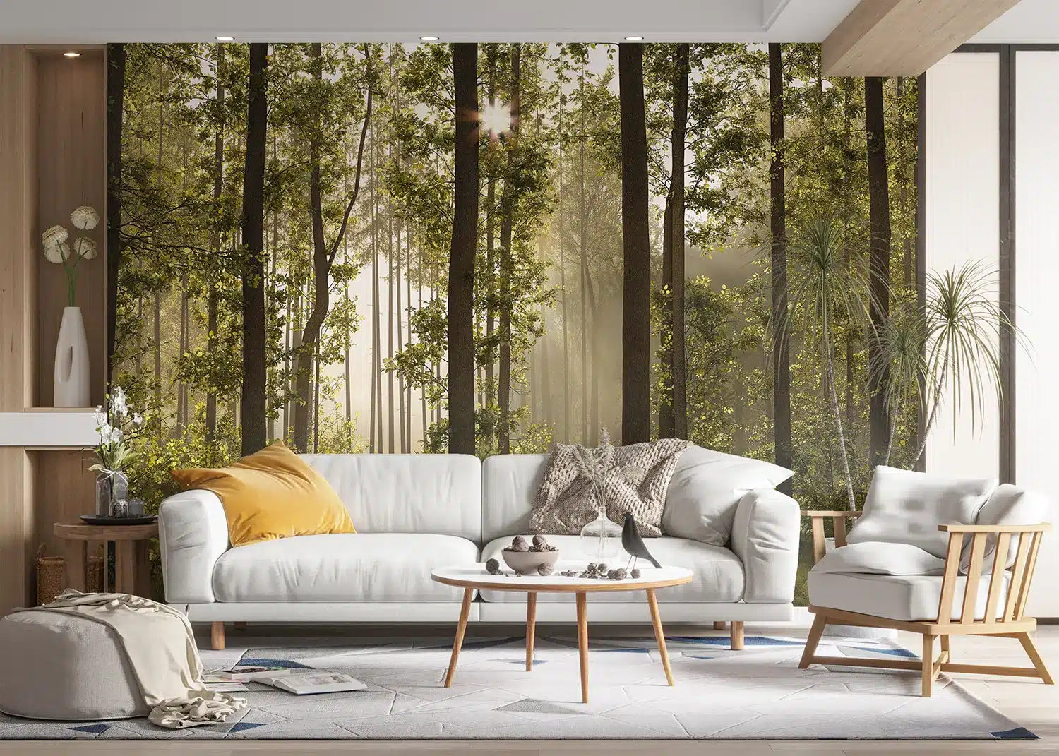 Sunrise Forest | Made-to-Measure Wallpaper | Artlook | FTNS 2447 8