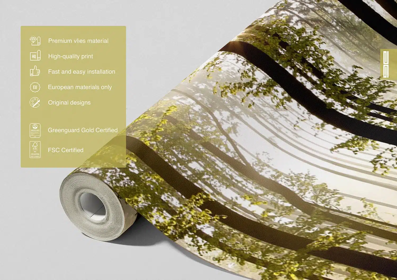 Sunrise Forest | Made-to-Measure Wallpaper | Artlook | FTNS 2447 9