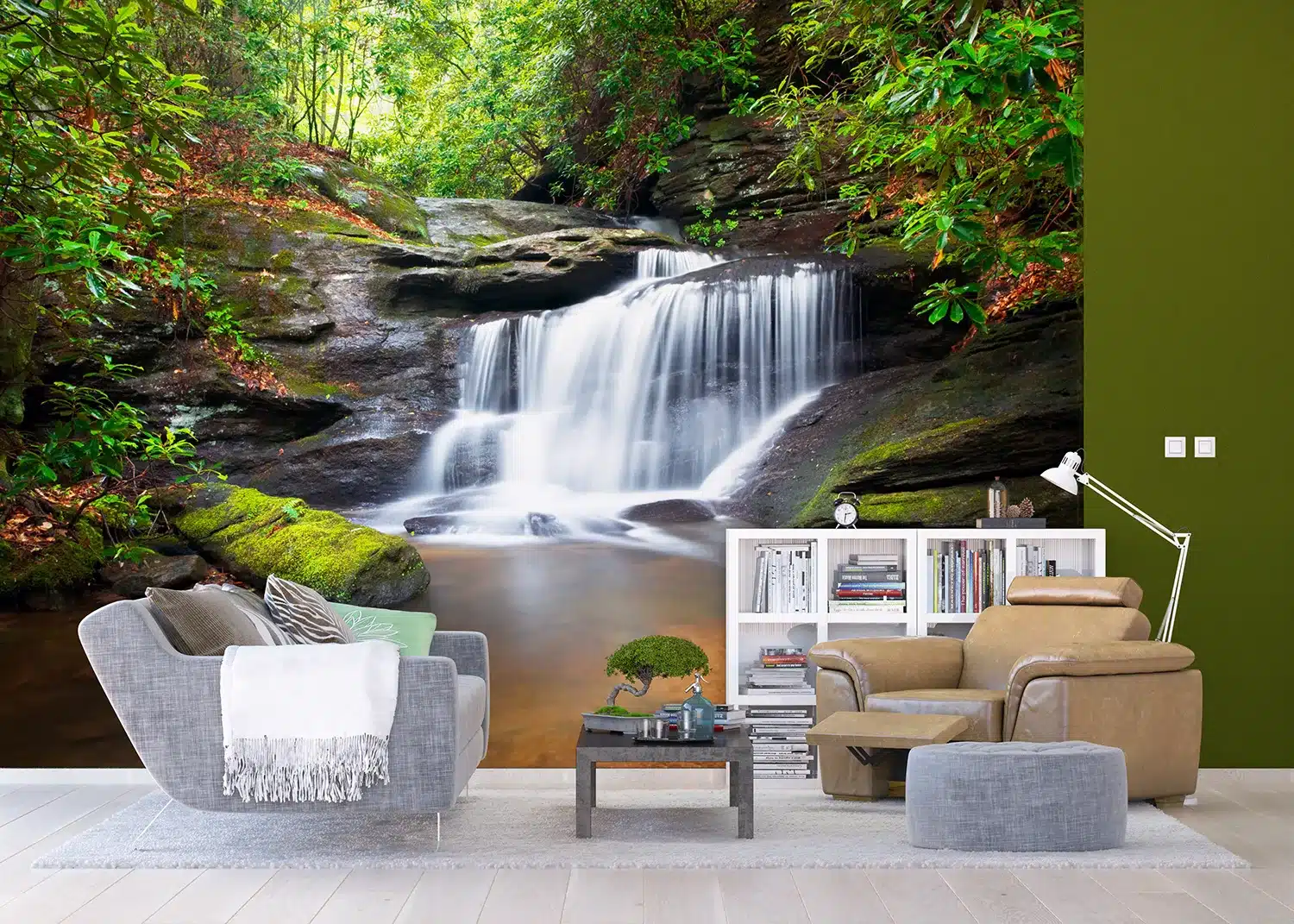 Forest Waterfall | Made-to-Measure Wallpaper | Artlook | FTNS 2450 2