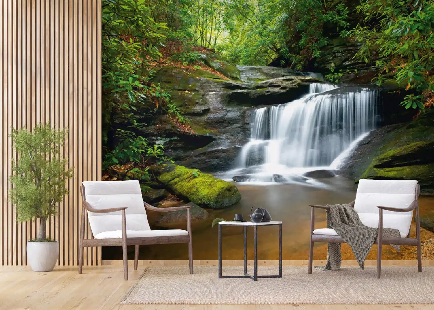 Forest Waterfall | Made-to-Measure Wallpaper | Artlook | FTNS 2450 5
