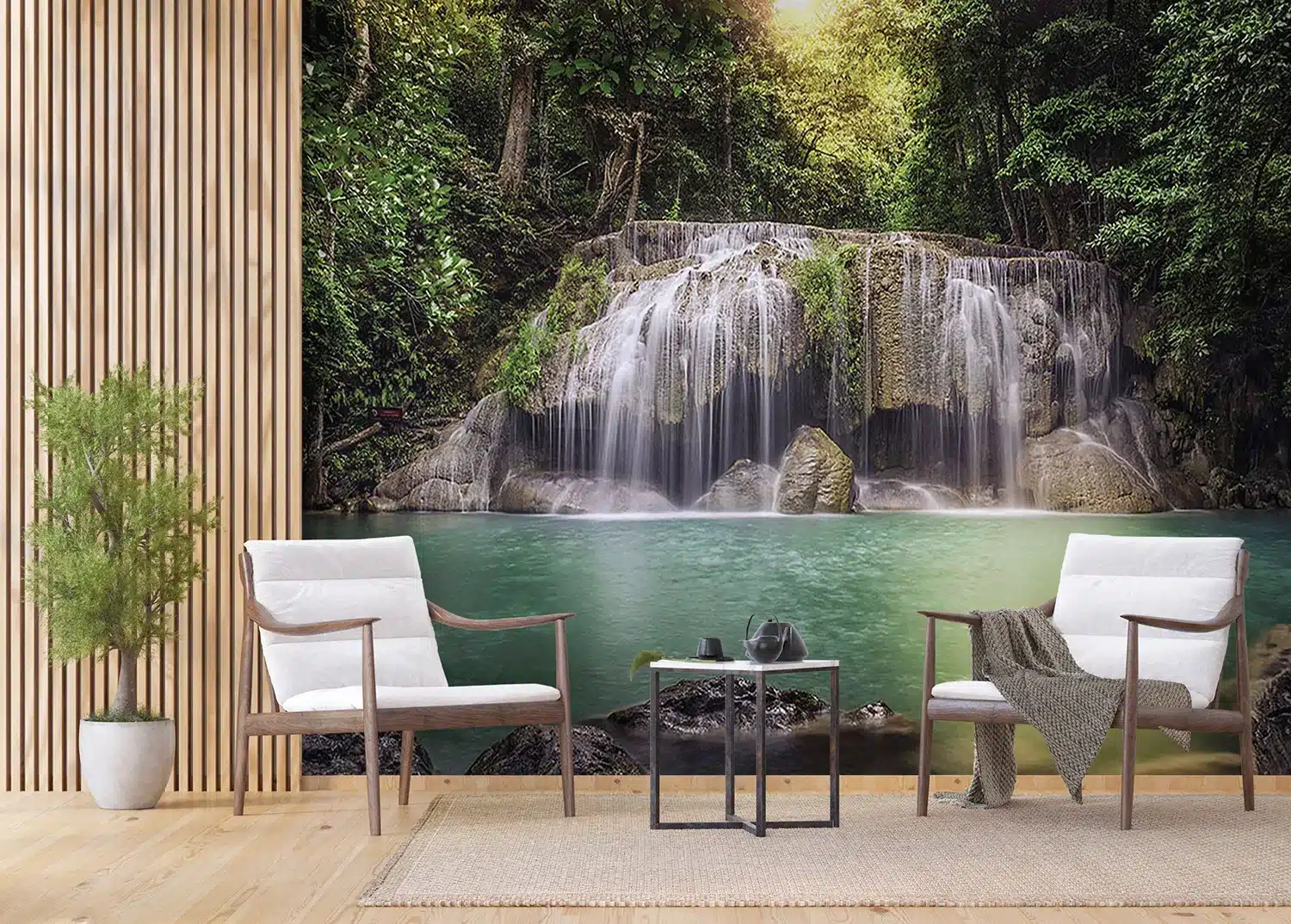 Lake Waterfall | Made-to-Measure Wallpaper | Artlook | FTNS 2451 5