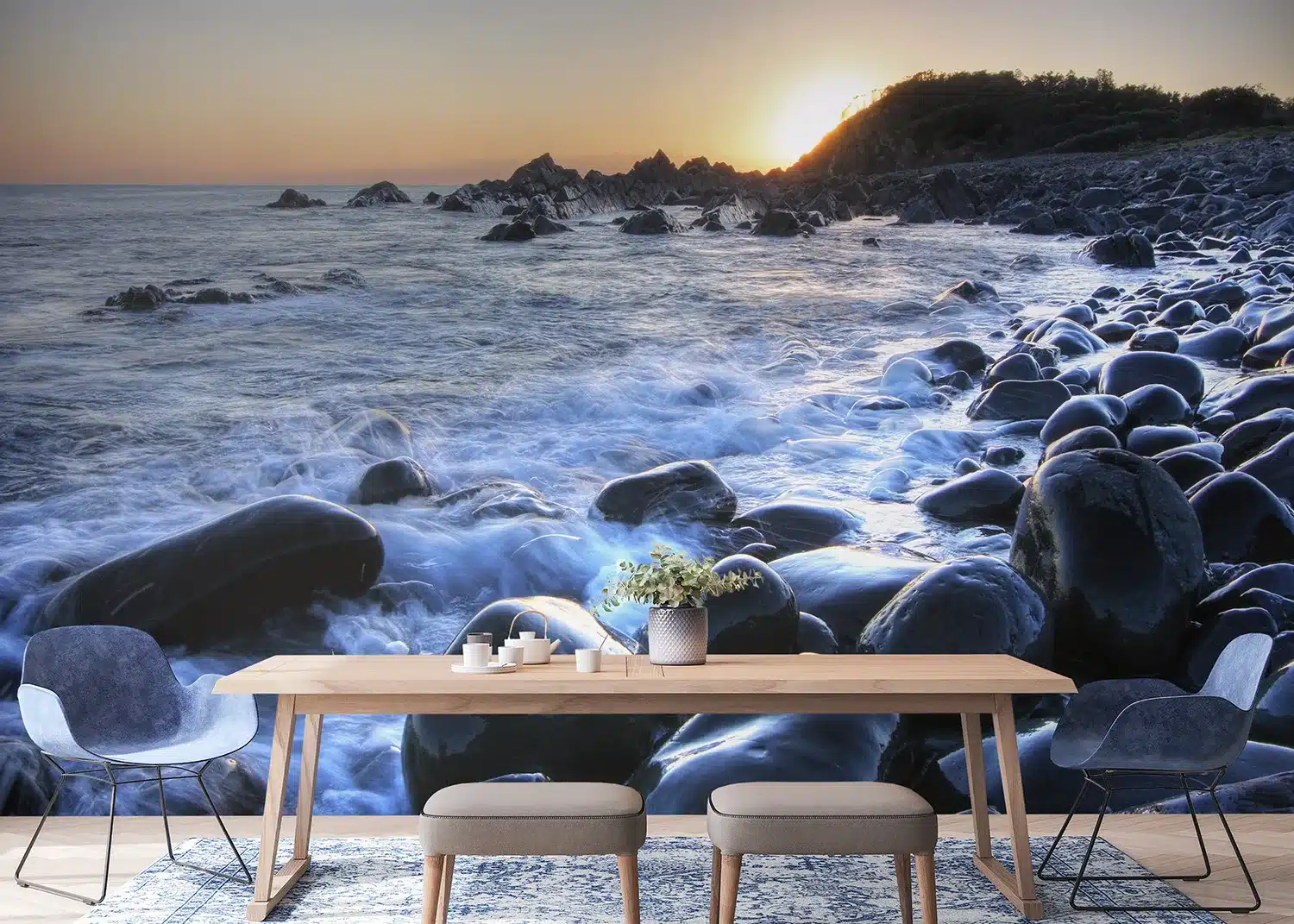 Ocean Sunset | Made-to-Measure Wallpaper | Artlook | FTNS 2453