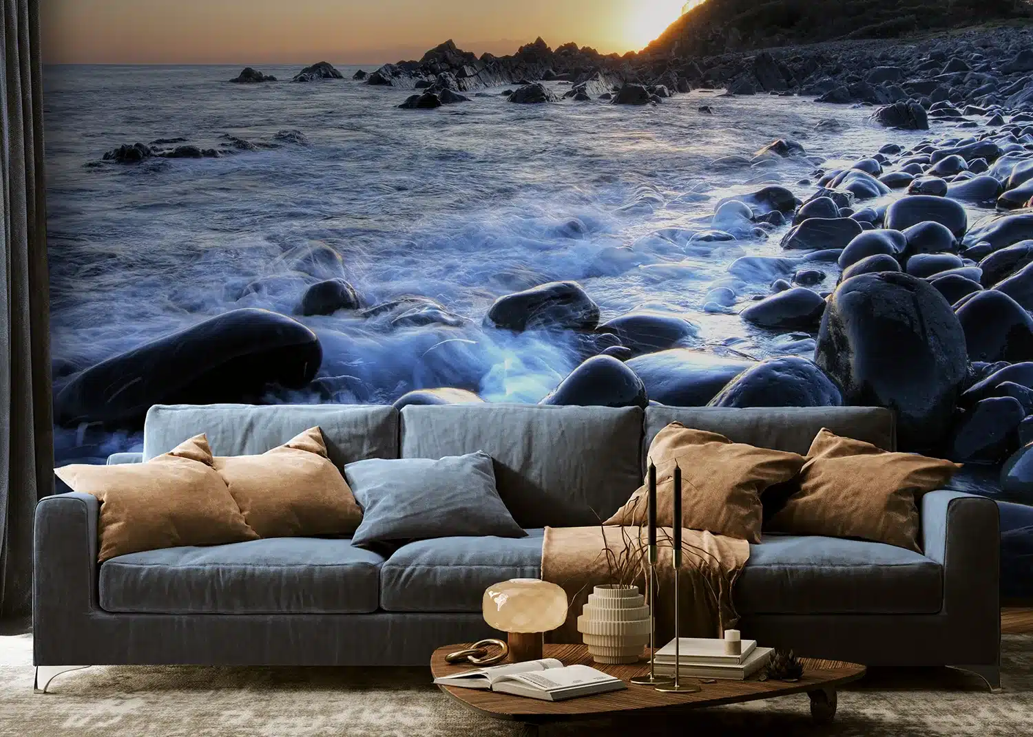 Ocean Sunset | Made-to-Measure Wallpaper | Artlook | FTNS 2453 6