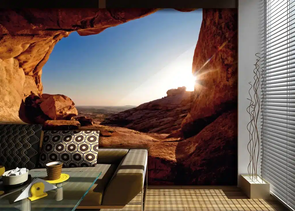 Wall Mural Sunset in Canyon, Made to Measure, FTNS 2454