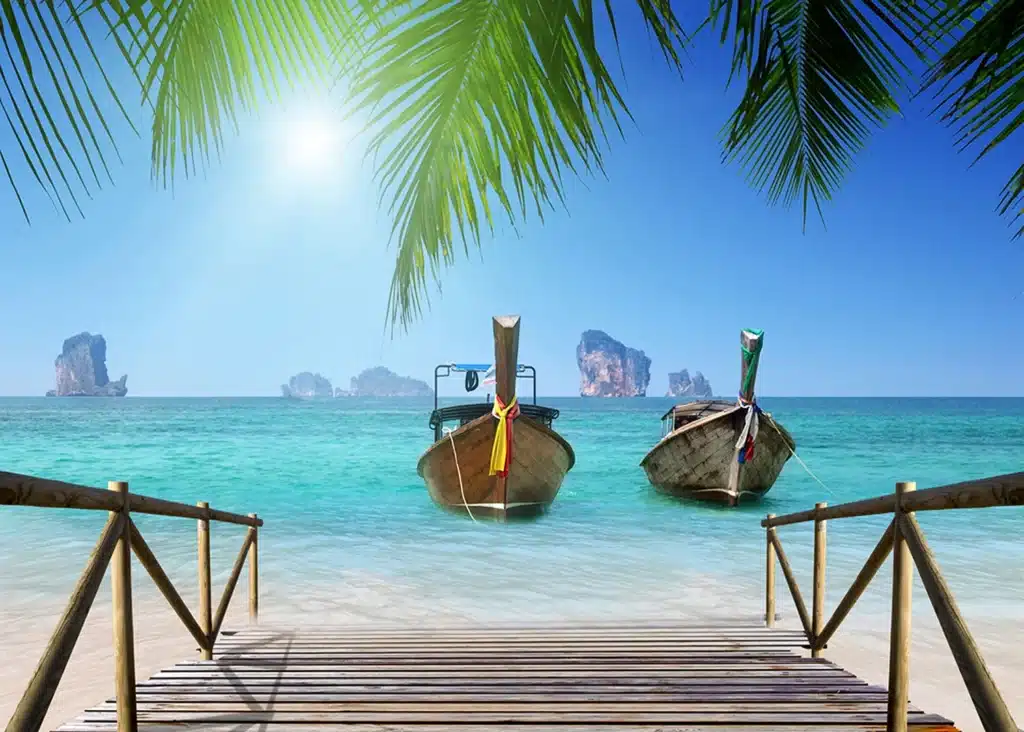 Wall Mural Pier to Paradise, Made to Measure, FTNS 2455