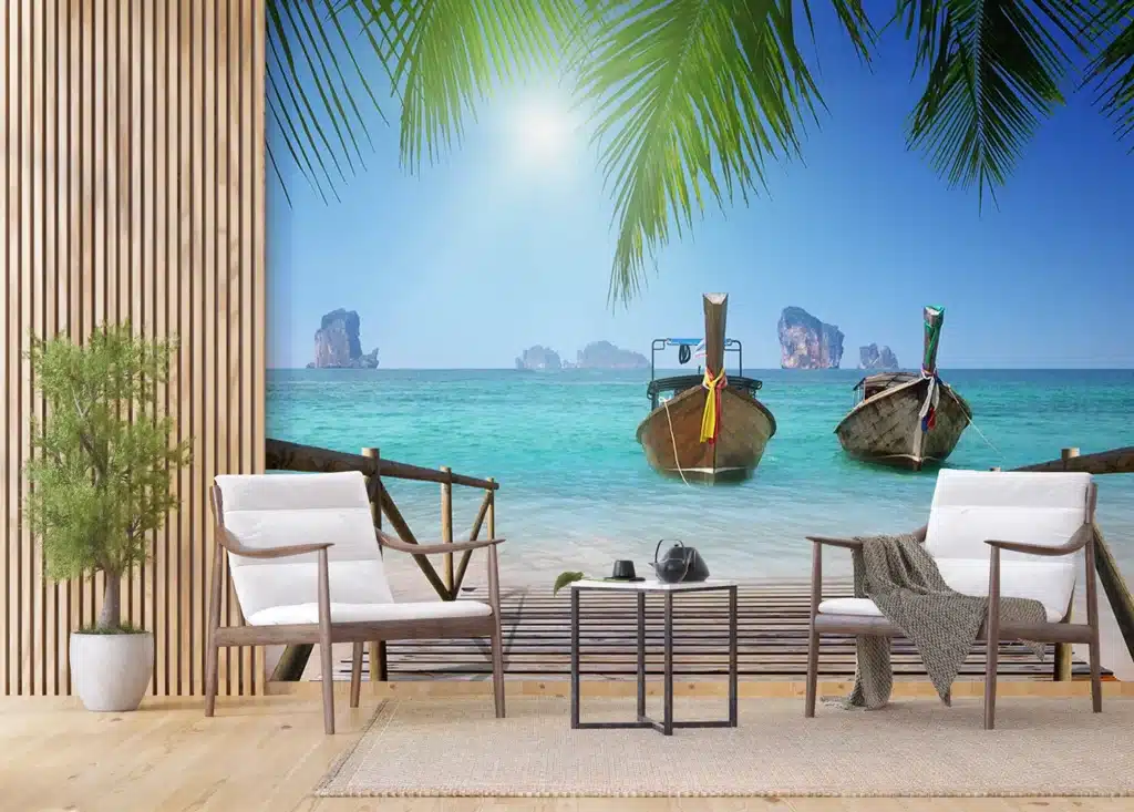 Wall Mural Pier to Paradise, Made to Measure, FTNS 2455 2
