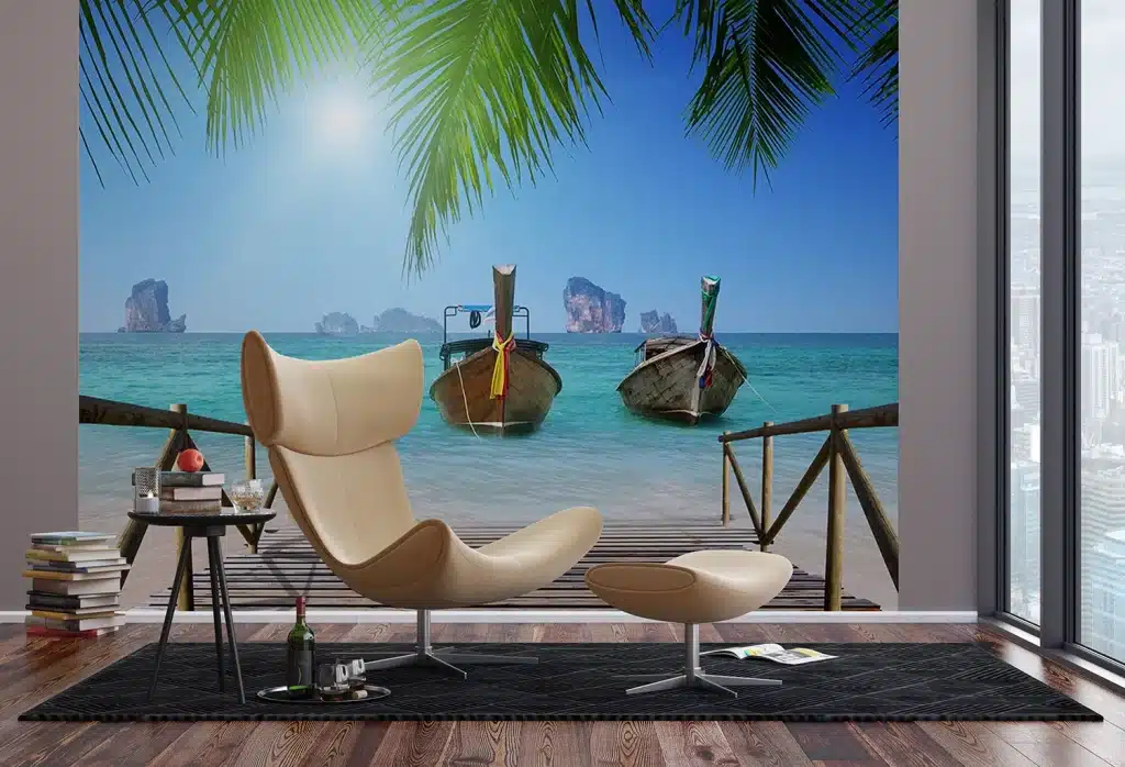 Wall Mural Pier to Paradise, Made to Measure, FTNS 2455 6