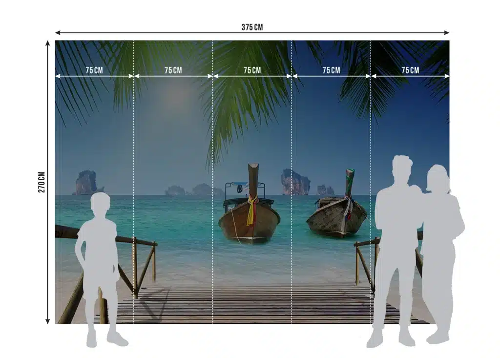 Wall Mural Pier to Paradise, Made to Measure, FTNS 2455 8
