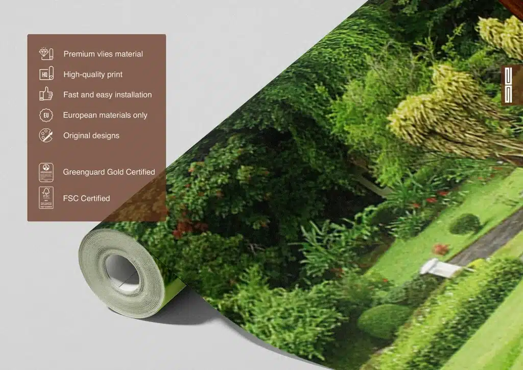 Wall Mural Window to Garden, Made to Measure, FTNS 2456 7