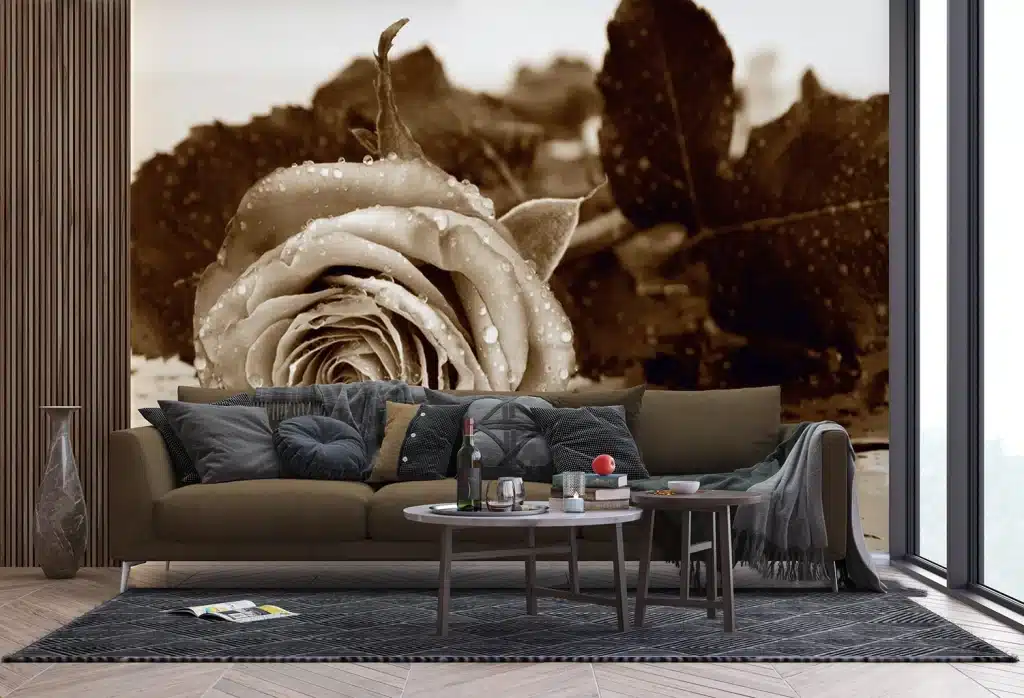 Wall Mural Vintage Rose, Made to Measure, FTNS 2458 4