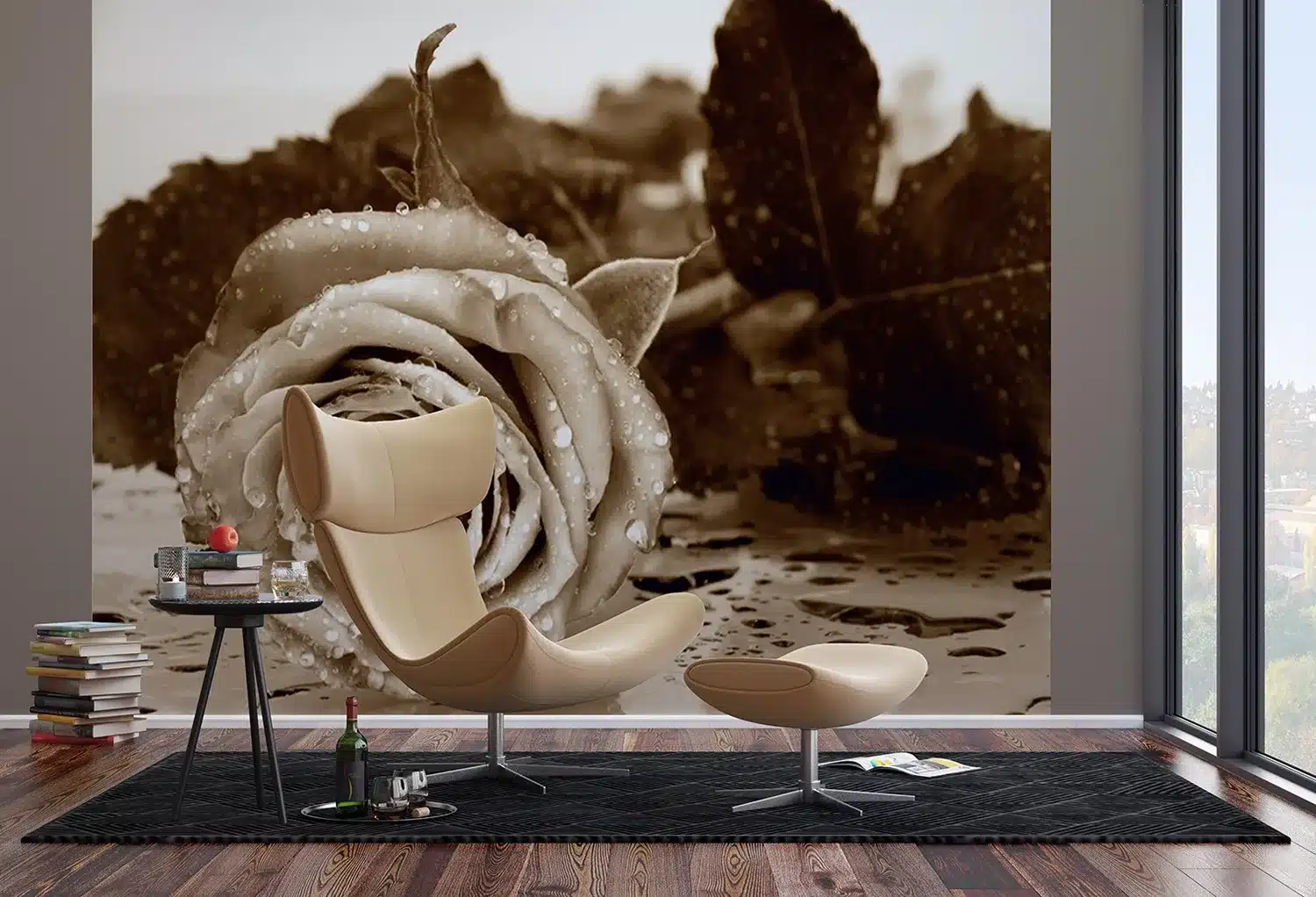 Sepia Rose | Made-to-Measure Wallpaper | Artlook | FTNS 2458 3