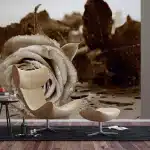 Wall Mural Vintage Rose, 375 x 270 cm, FTNS 2458