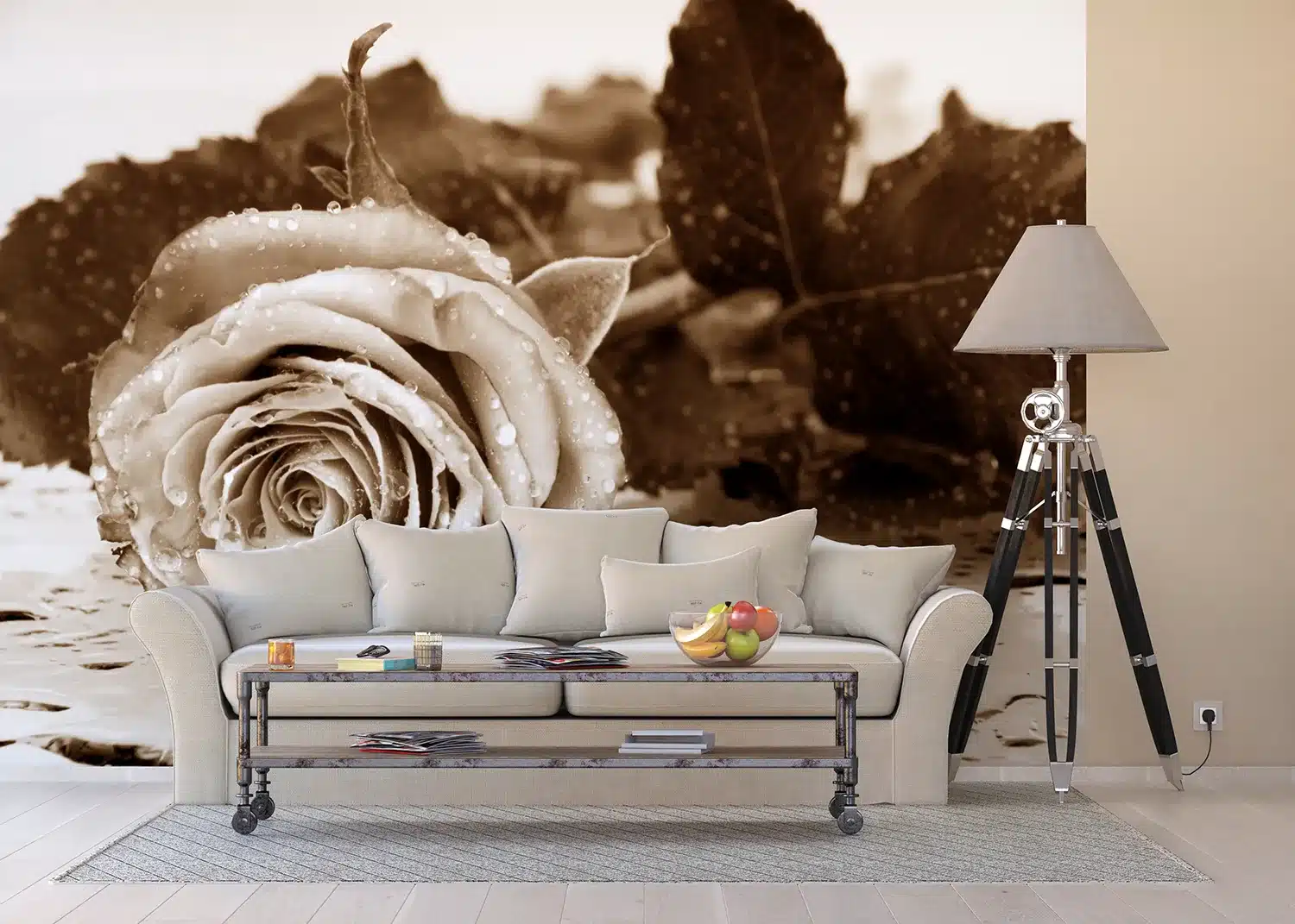 Sepia Rose | Made-to-Measure Wallpaper | Artlook | FTNS 2458 5