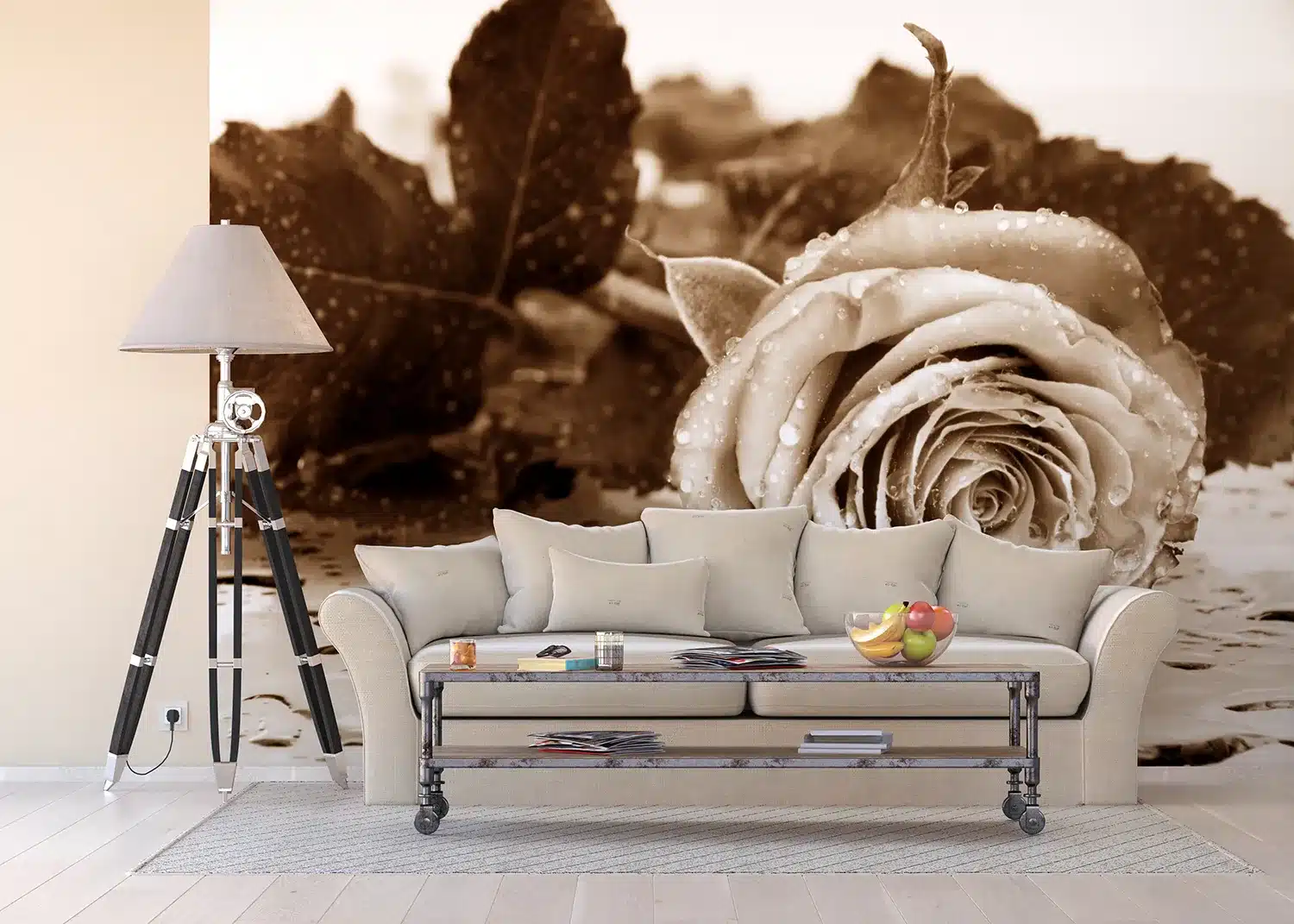 Sepia Rose | Made-to-Measure Wallpaper | Artlook | FTNS 2458 6