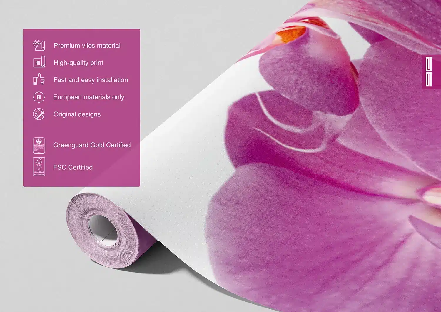 Orchids Close-up | Made-to-Measure Wallpaper | Artlook | FTNS 2459 2