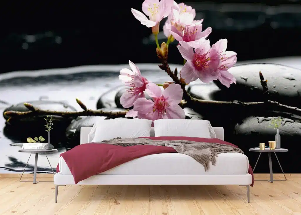 Wall Mural Floating Sakura, Made to Measure, FTNS 2460 2