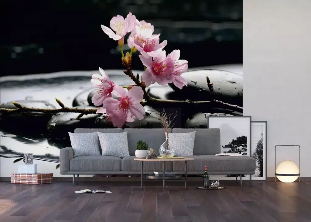Wall Mural Floating Sakura, Made to Measure, FTNS 2460 3