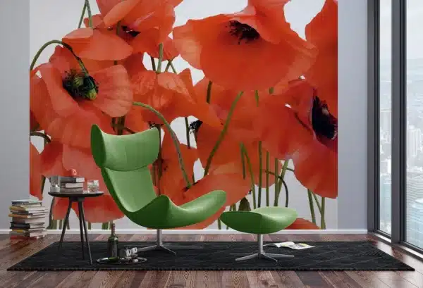 Wild Poppies  | Made-to-Measure Wallpaper | Artlook | FTNS 2461