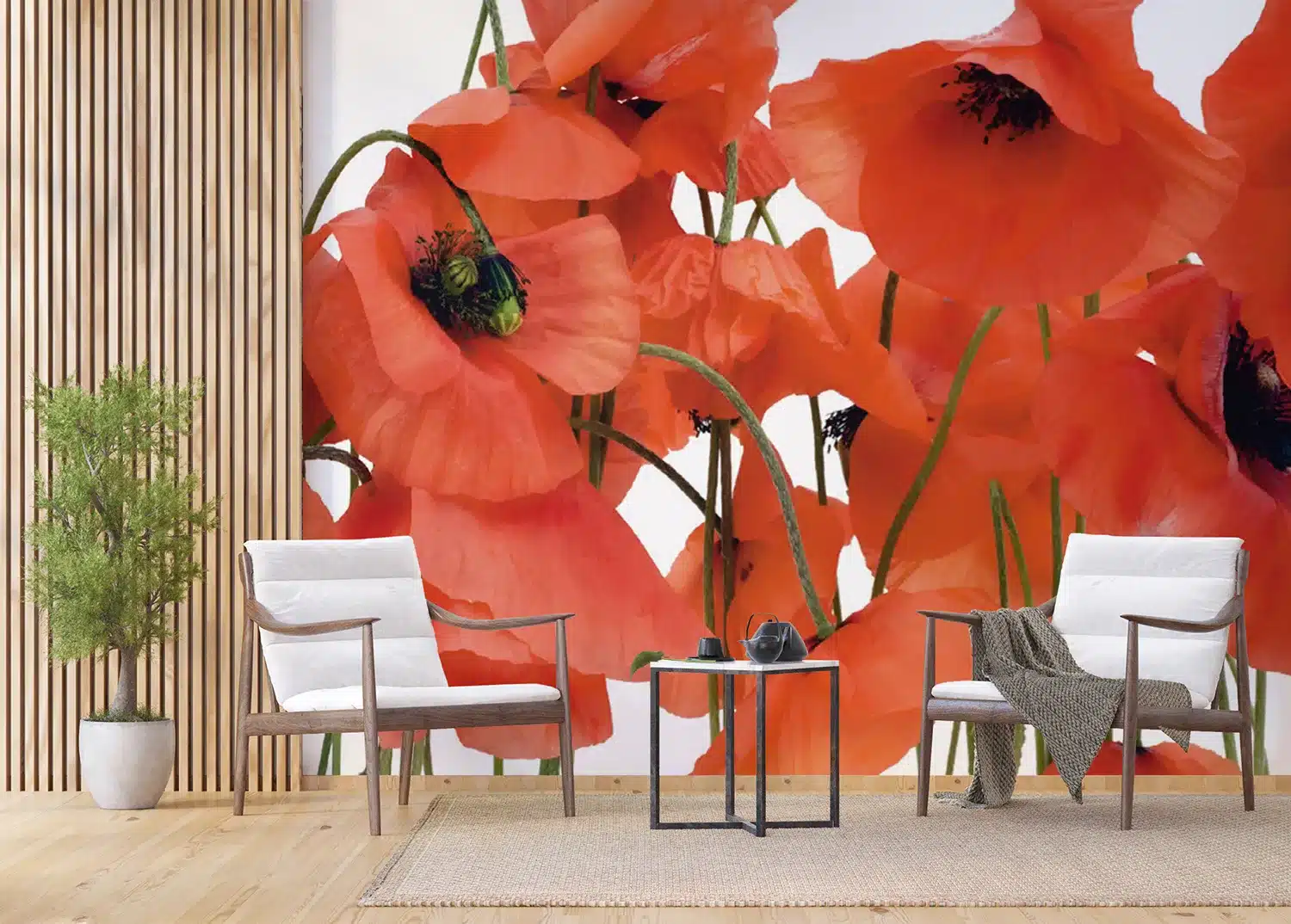 Wild Poppies  | Made-to-Measure Wallpaper | Artlook | FTNS 2461 5