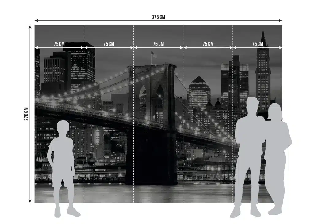 Wall Mural Brooklyn Bridge, Made to Measure, FTNS 2465 8