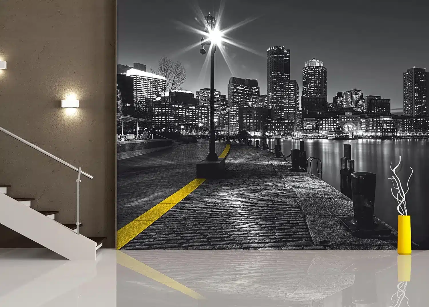 Night Embankment | Made-to-Measure Wallpaper | Artlook | FTNS 2467 2