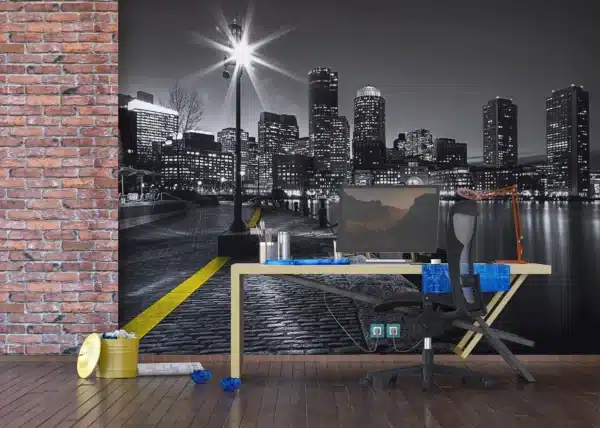 Night Embankment | Made-to-Measure Wallpaper | Artlook | FTNS 2467