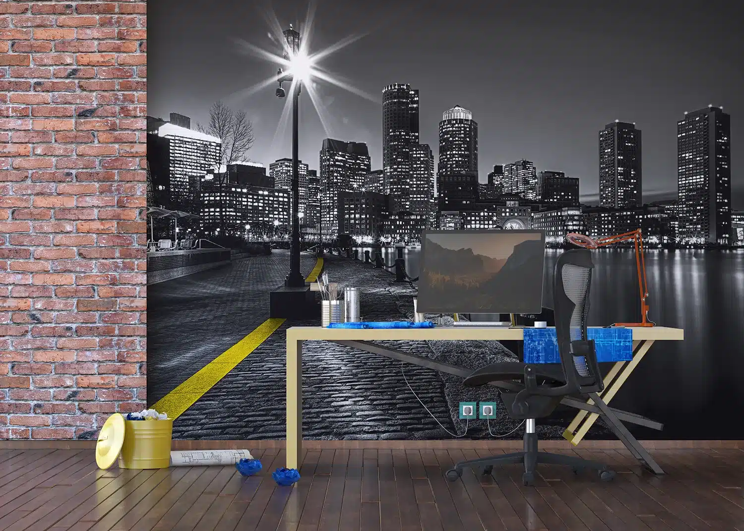 Night Embankment | Made-to-Measure Wallpaper | Artlook | FTNS 2467