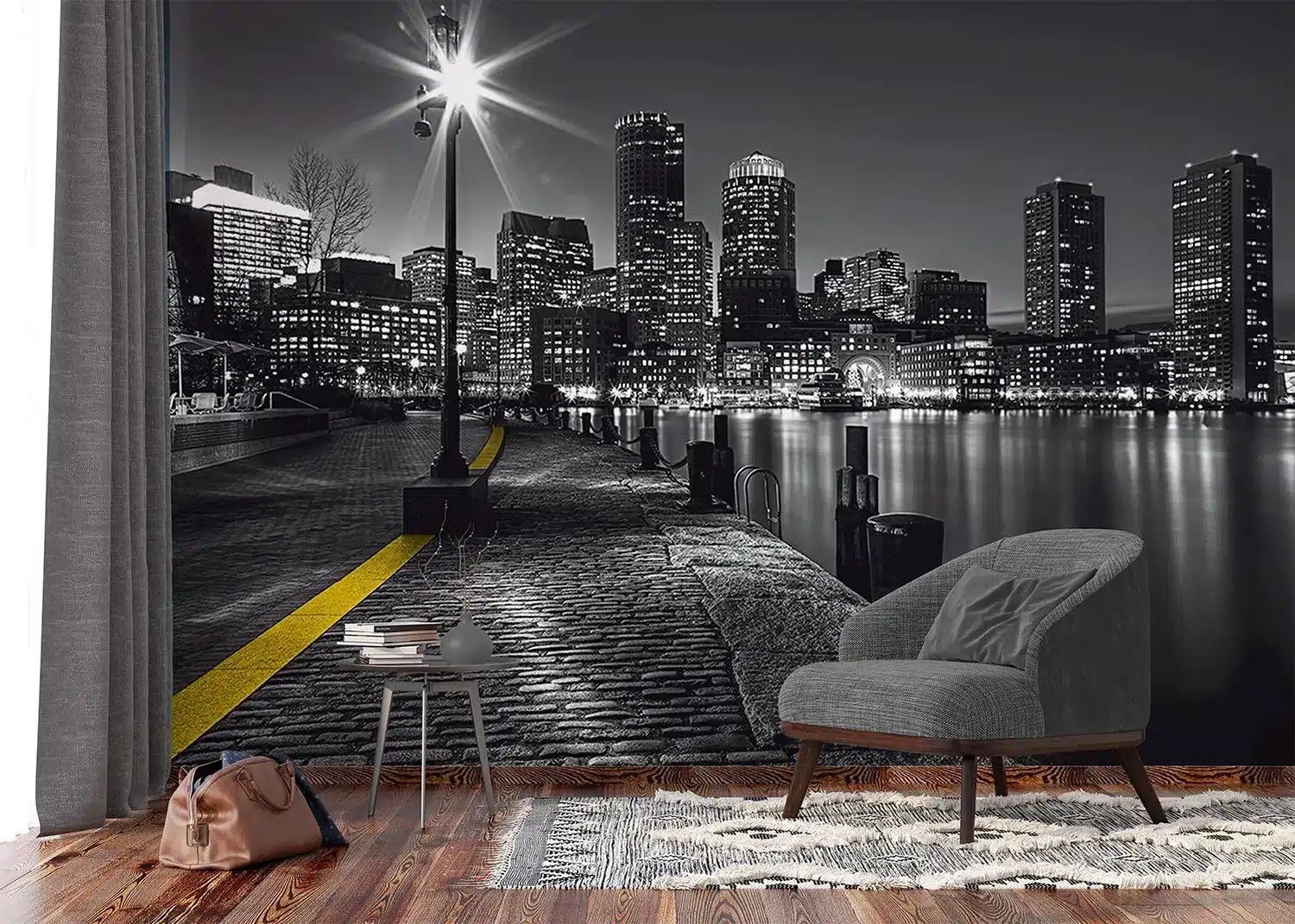Night Embankment | Made-to-Measure Wallpaper | Artlook | FTNS 2467 4