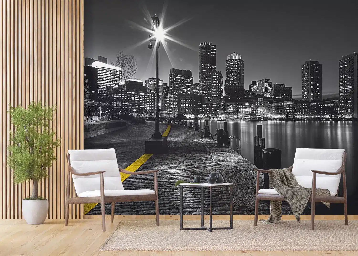 Night Embankment | Made-to-Measure Wallpaper | Artlook | FTNS 2467 5