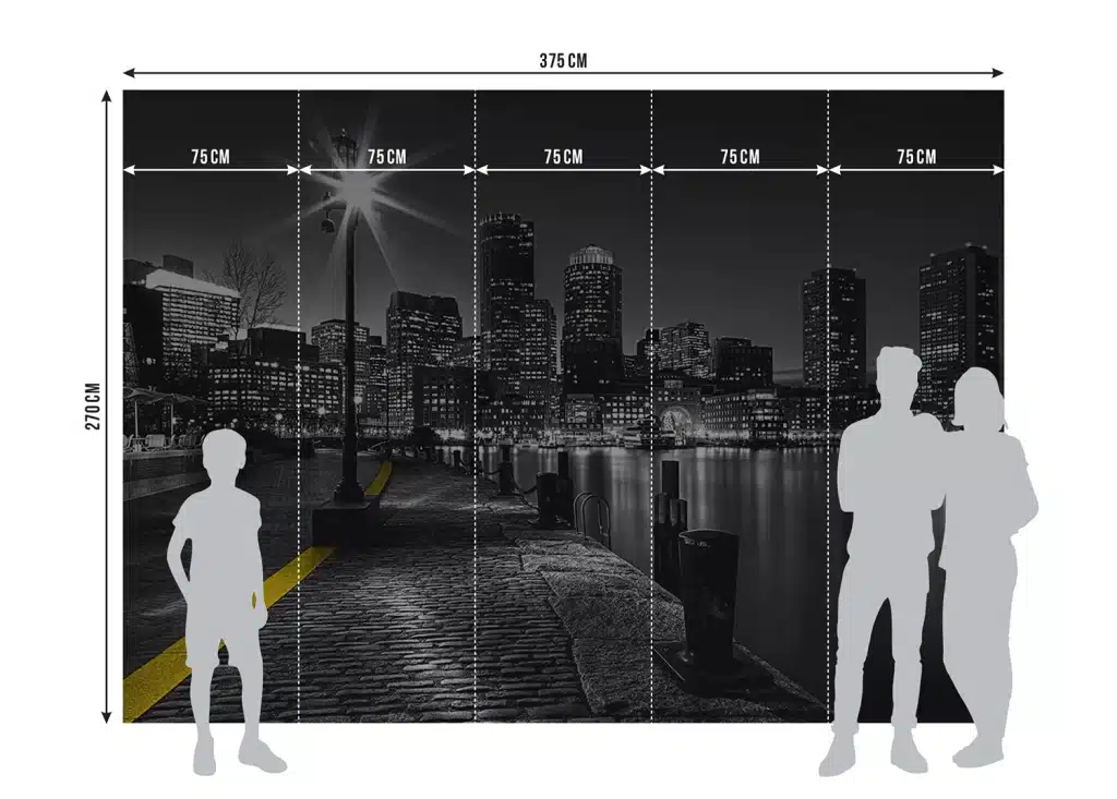 Wall Mural Embankment, Made to Measure, FTNS 2467 8