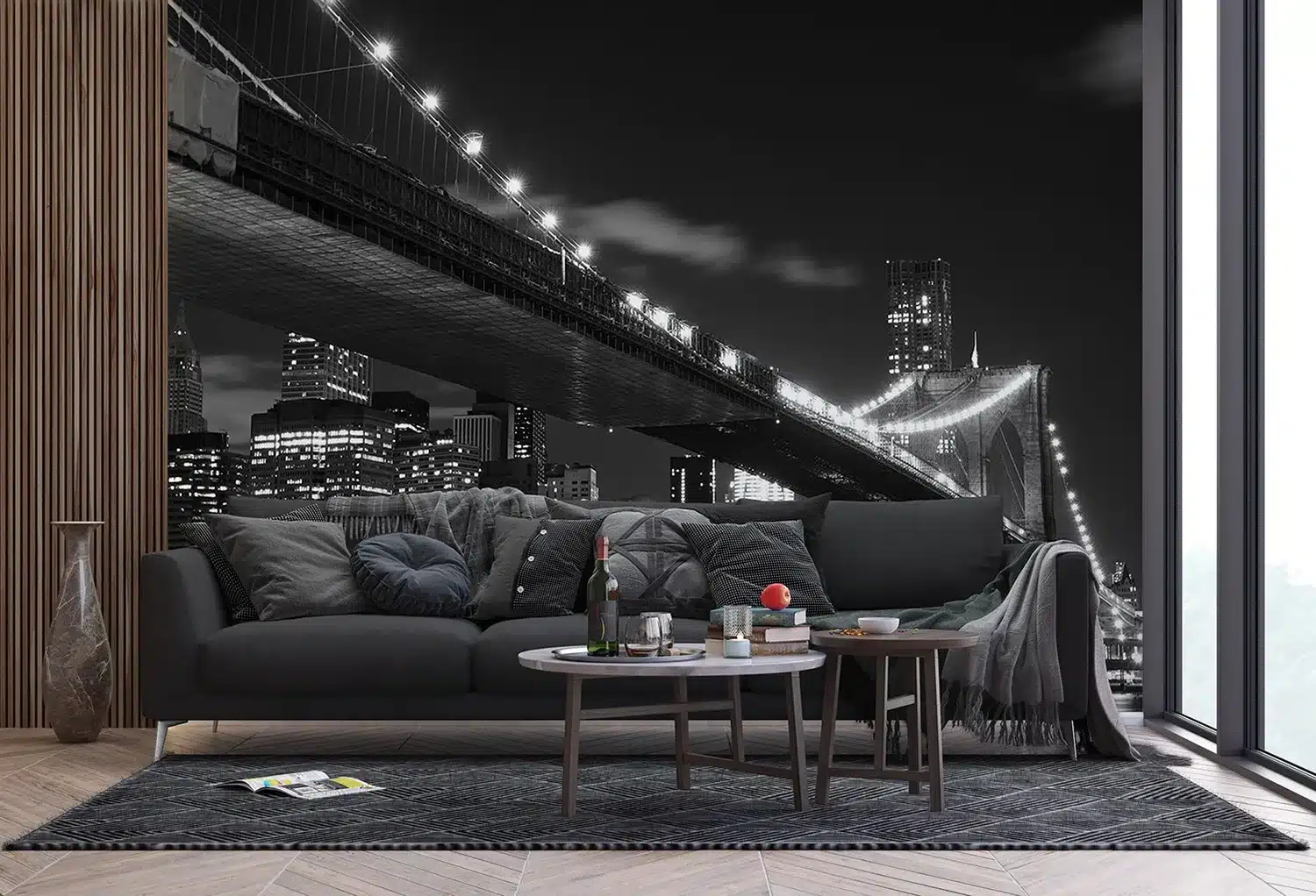 Under the Brooklyn Bridge | Made-to-Measure Wallpaper | Artlook | FTNS 2469