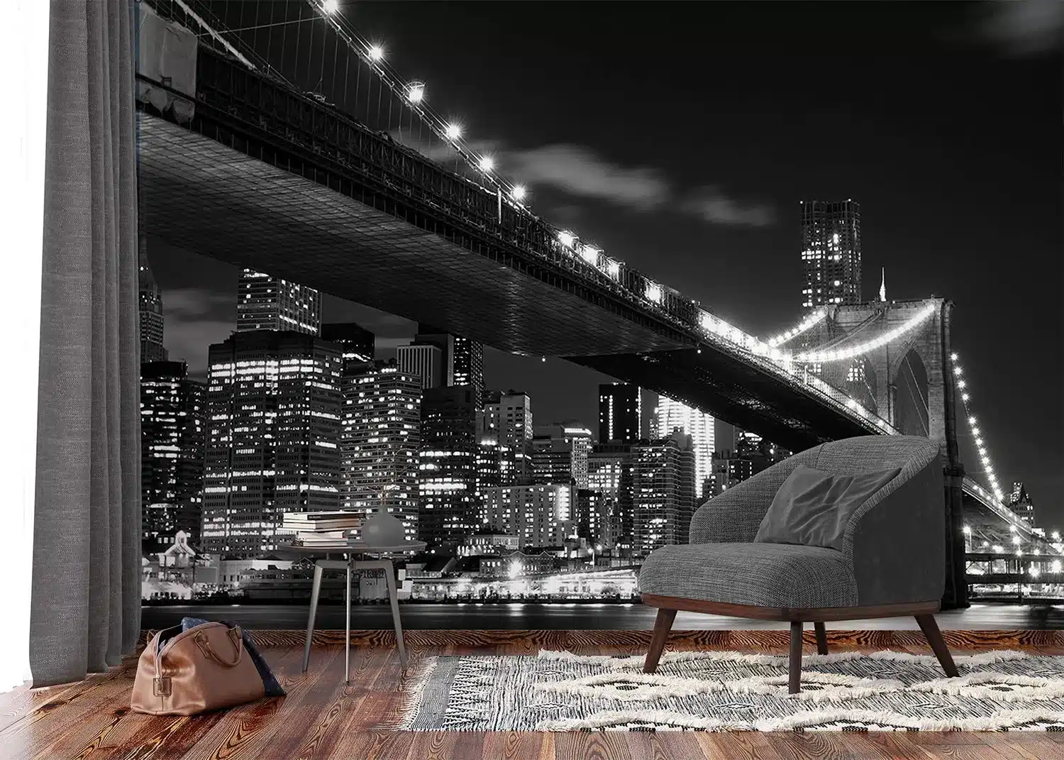 Under the Brooklyn Bridge | Made-to-Measure Wallpaper | Artlook | FTNS 2469 3
