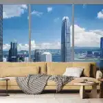 Wall Mural Window to City, 375 x 270 cm, FTNS 2470