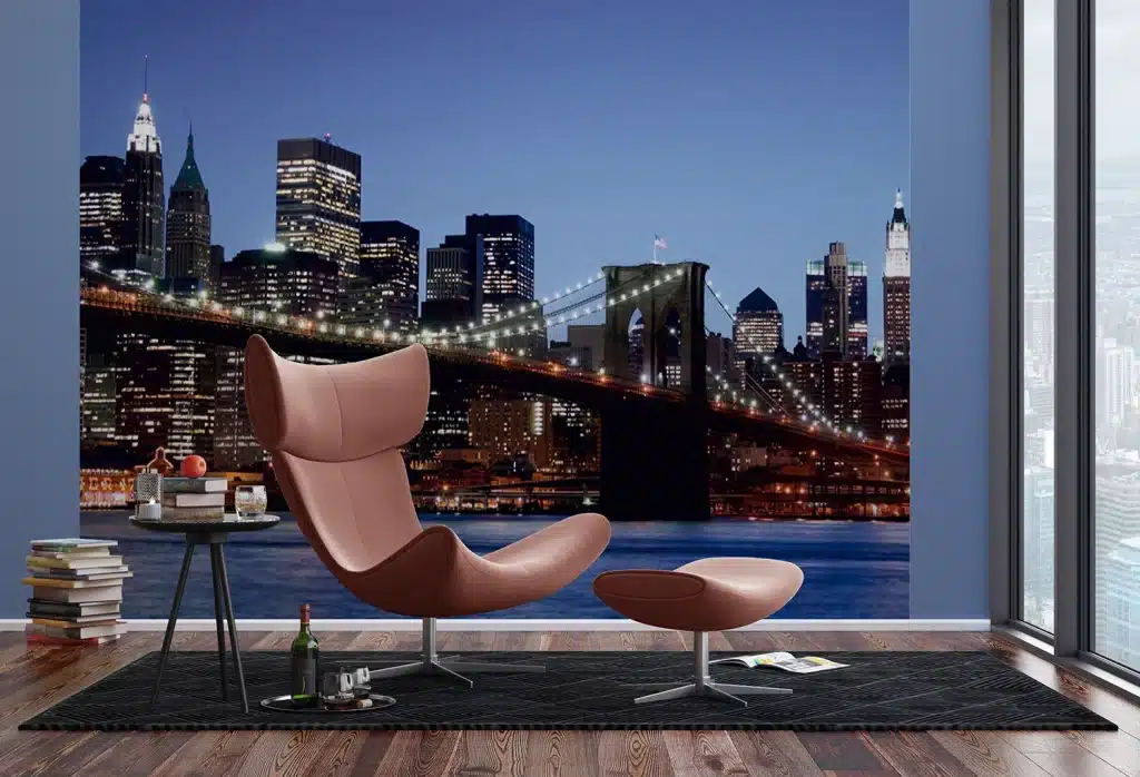 Wall Mural Brooklyn Bridge at Dusk, Made to Measure, FTNS 2472 3