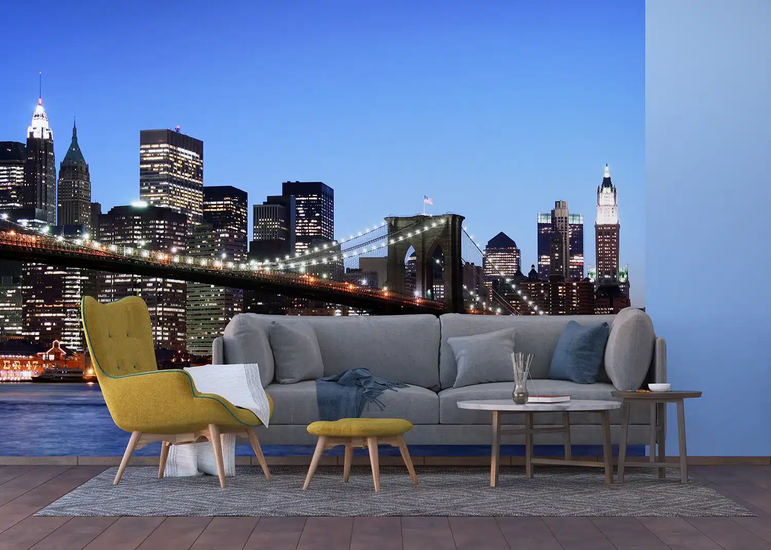 Brooklyn Bridge Lights | Made-to-Measure Wallpaper | Artlook | FTNS 2472 7