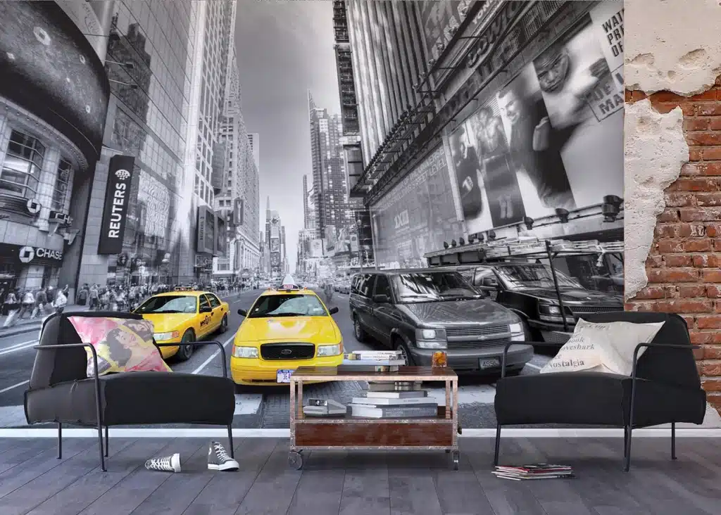 Wall Mural Yellow Cab, Made to Measure, FTNS 2474 5