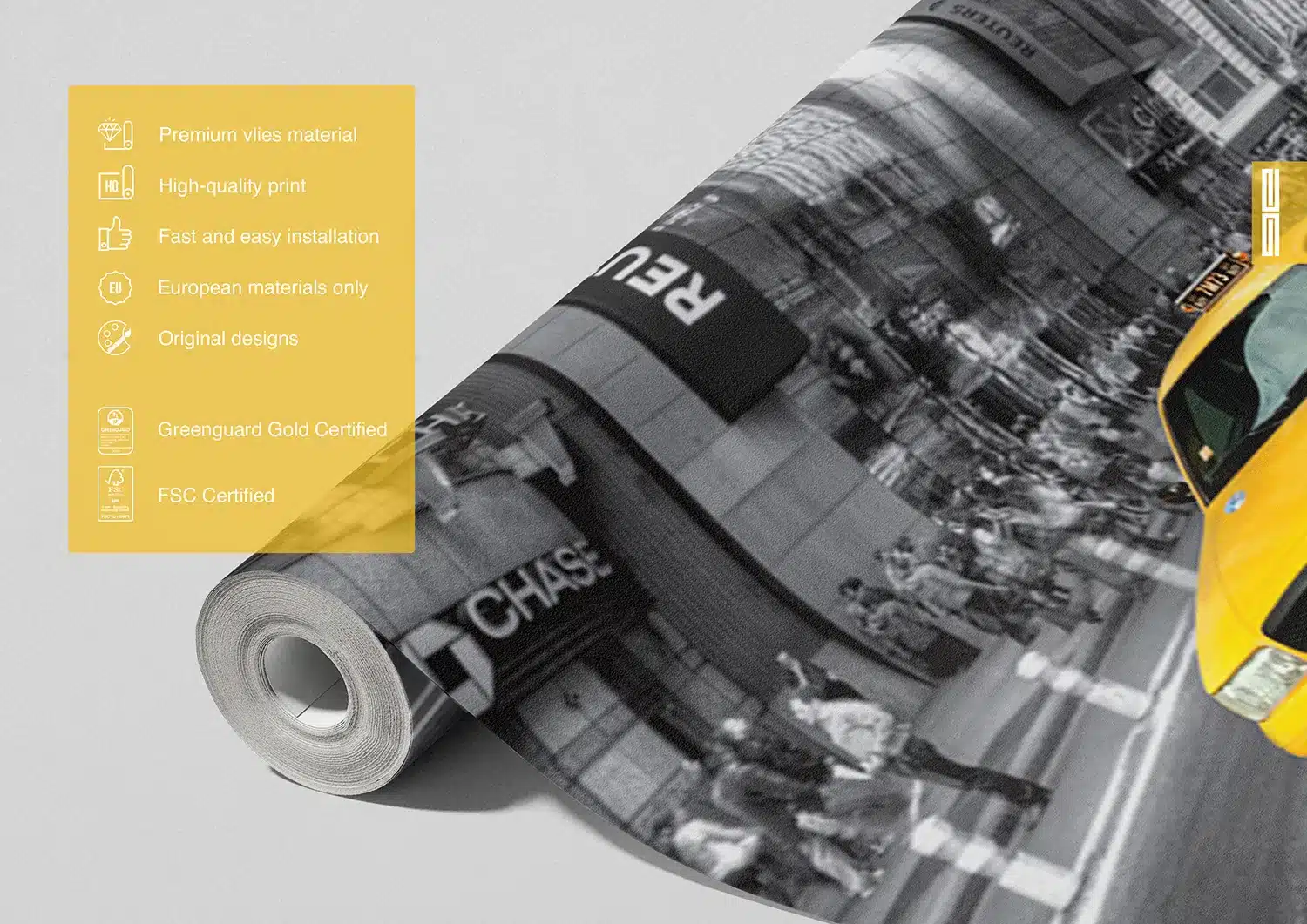 Yellow Cabs | Made-to-Measure Wallpaper | Artlook | FTNS 2474 5
