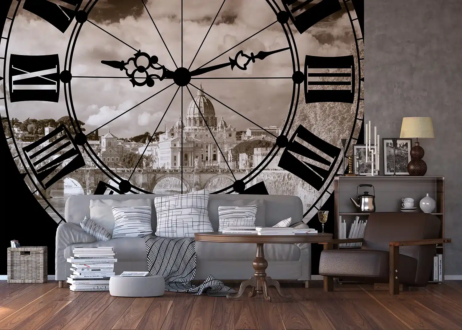 Rome in Clock | Made-to-Measure Wallpaper | Artlook | FTNS 2477 7