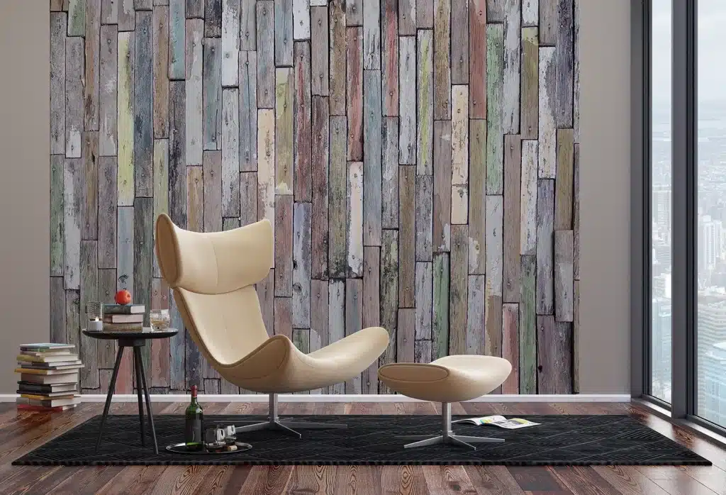 Wall Mural Rusty Wood Planks, Made to Measure, FTNS 2478 3