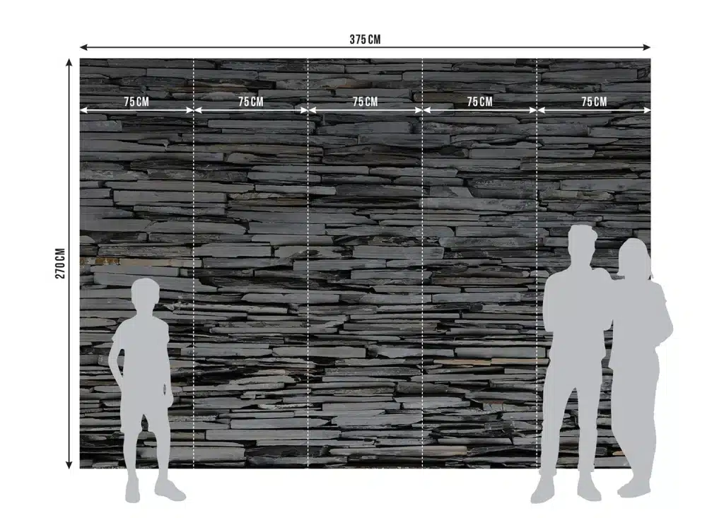 Wall Mural Stone Wall, Made to Measure, FTNS 2479 5