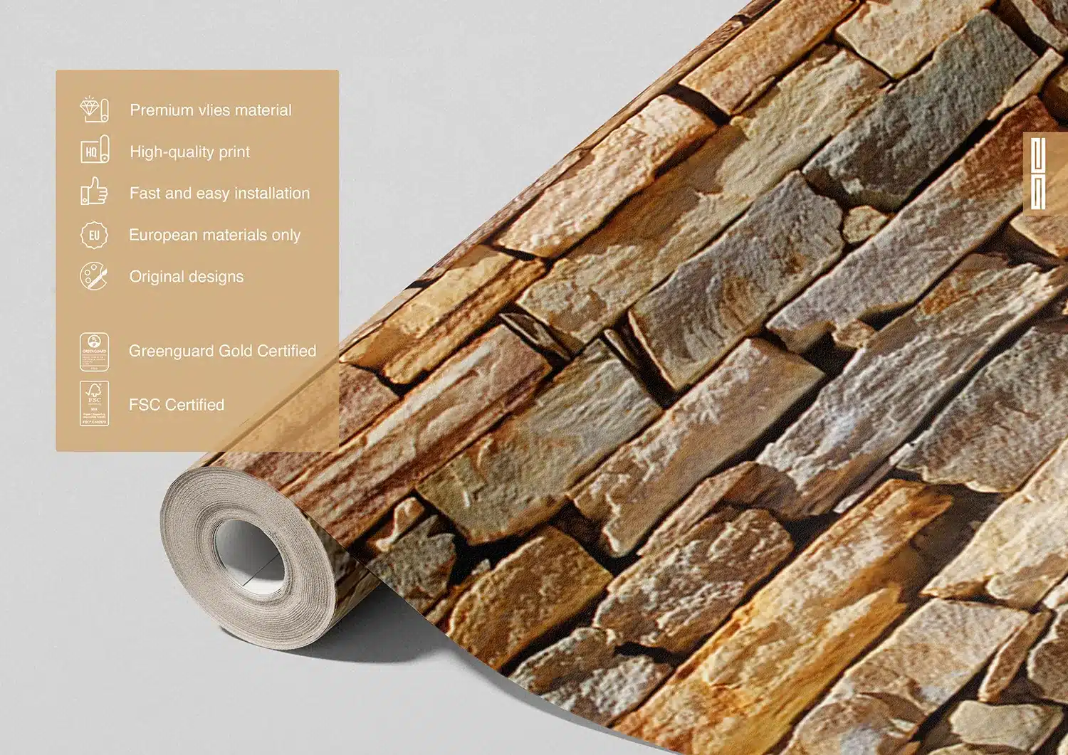 Yellow Bricks | Made-to-Measure Wallpaper | Artlook | FTNS 2481 7