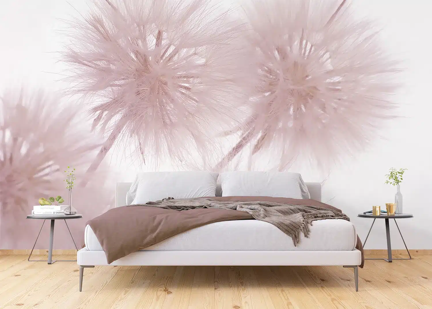 Pink Dandelions | Made-to-Measure Wallpaper | Artlook | FTNS 2493 6