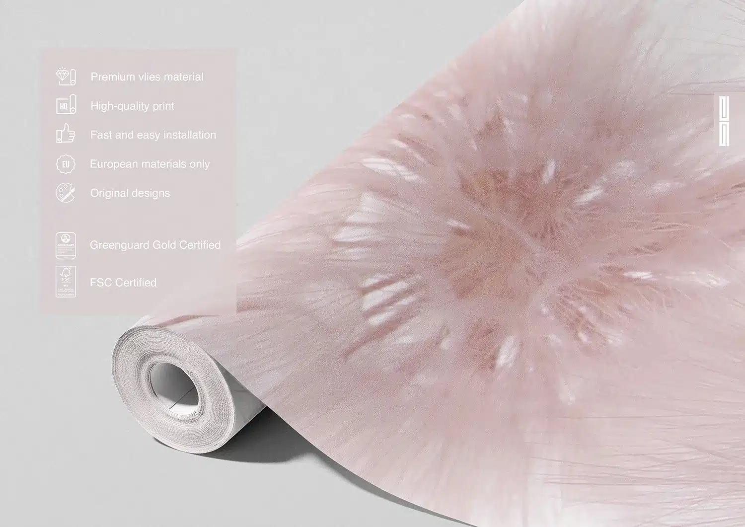 Pink Dandelions | Made-to-Measure Wallpaper | Artlook | FTNS 2493 7
