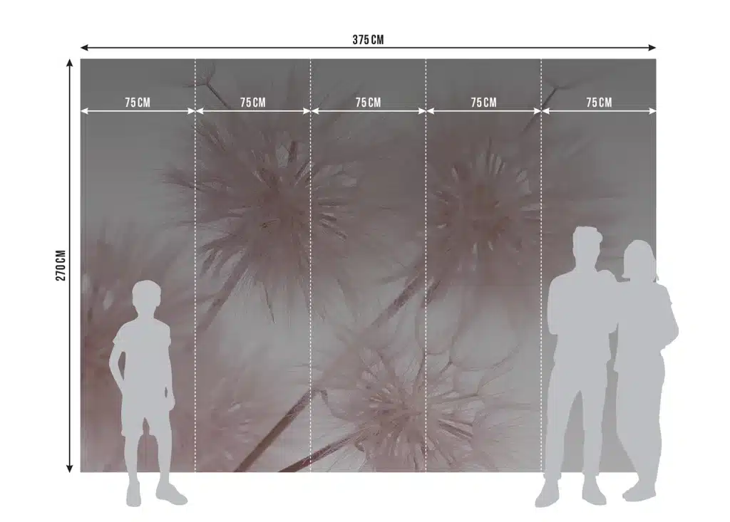 Wall Mural Tender Dandelion, Made to Measure, FTNS 2493 8