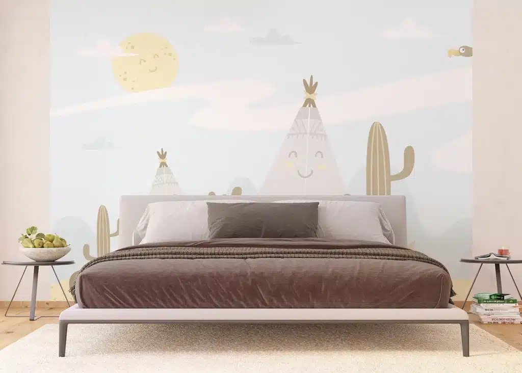 Wall Mural Happy Village, Made to Measure, FTNS 1268