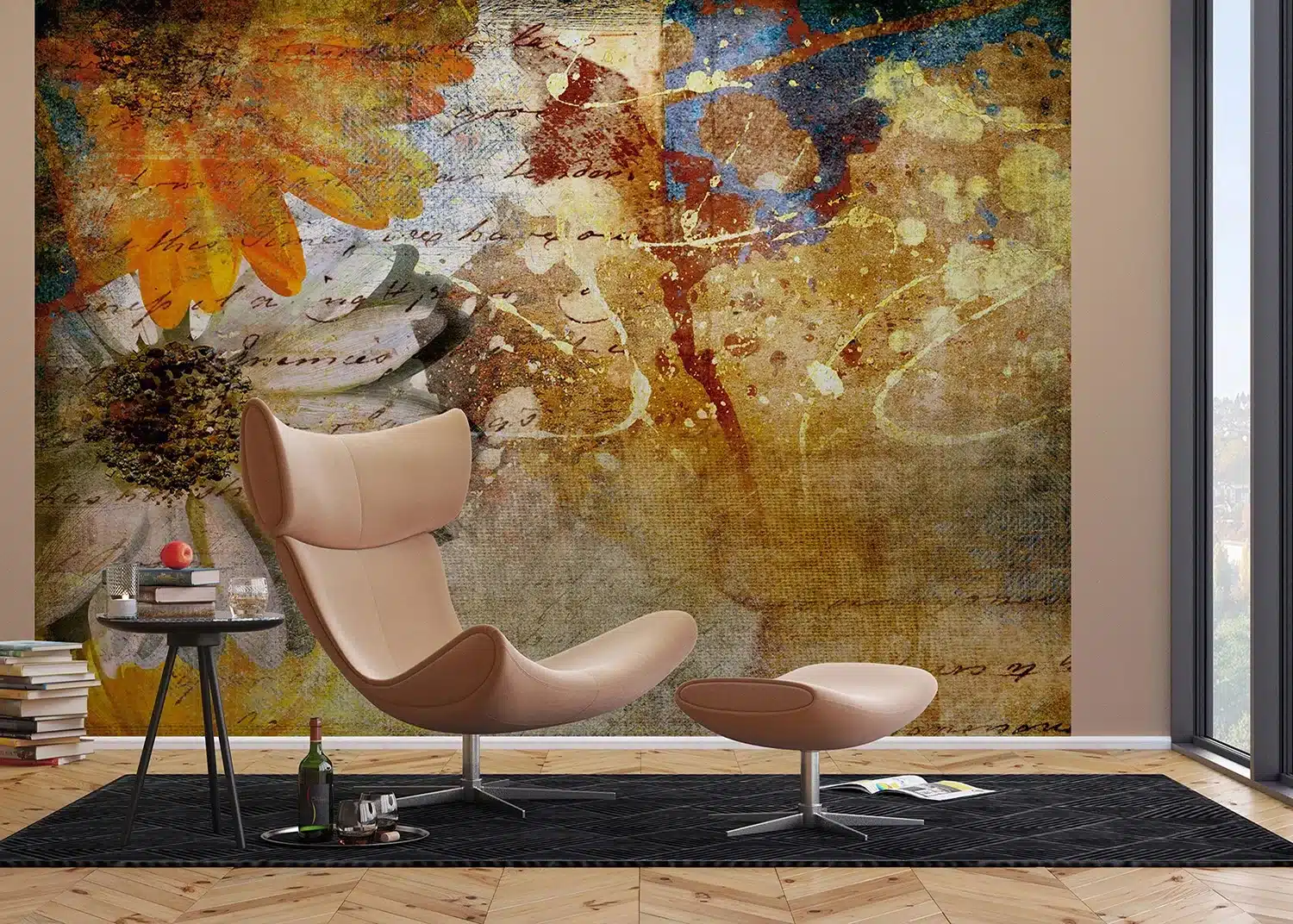Floral Canvas Composition | Made-to-Measure Wallpaper | Artlook | FTNXXL 0335 3
