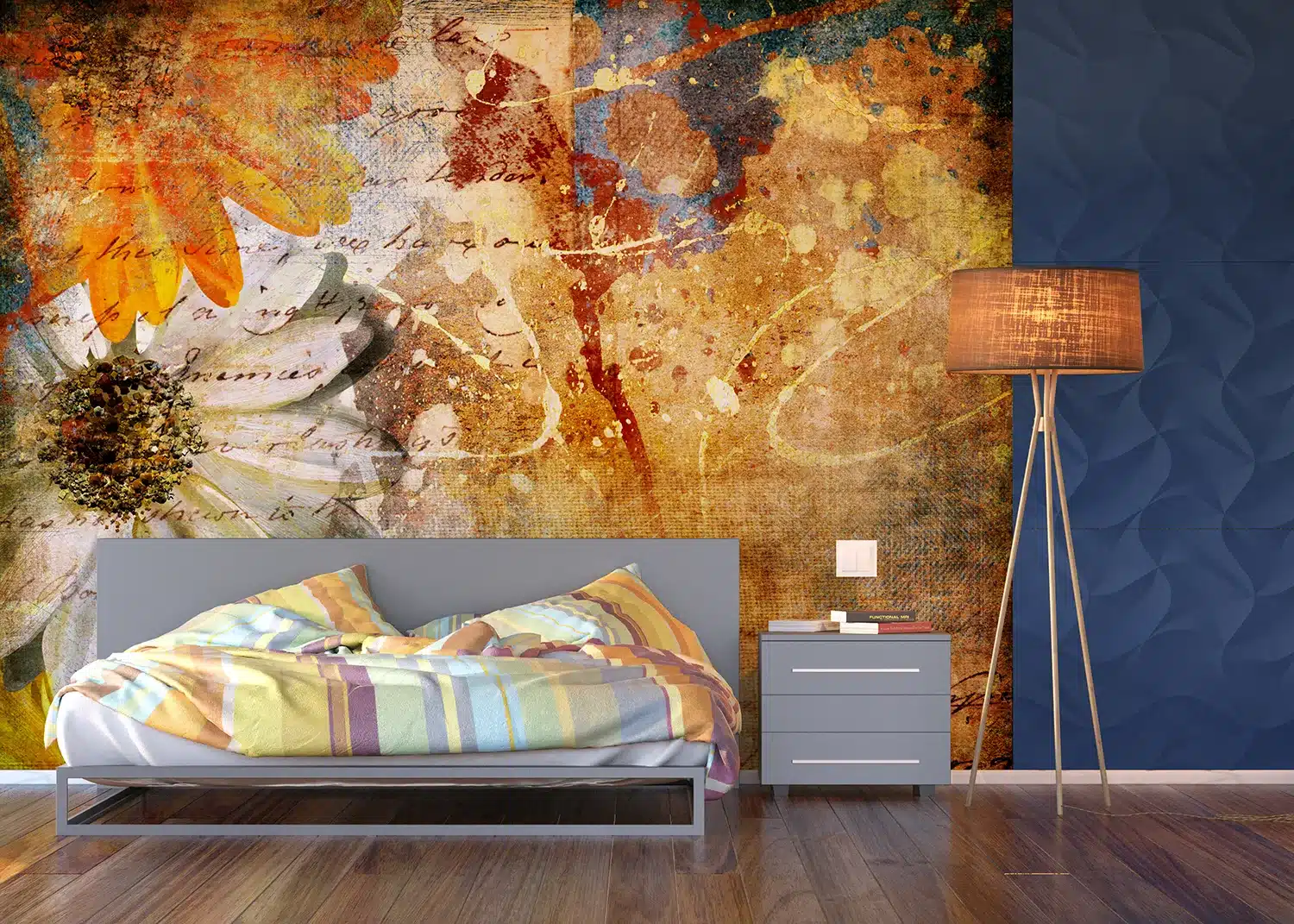 Floral Canvas Composition | Made-to-Measure Wallpaper | Artlook | FTNXXL 0335 4