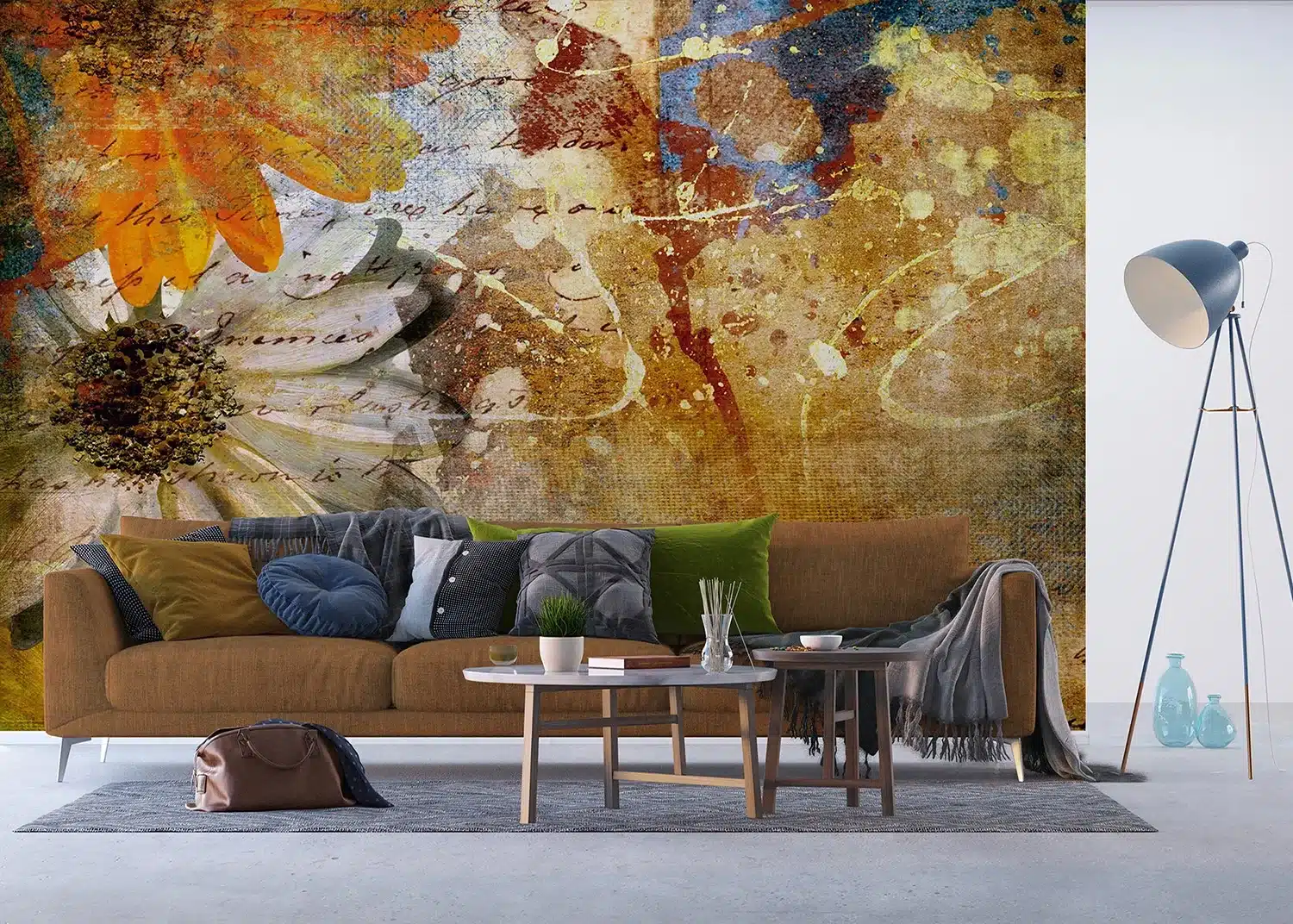 Floral Canvas Composition | Made-to-Measure Wallpaper | Artlook | FTNXXL 0335 5